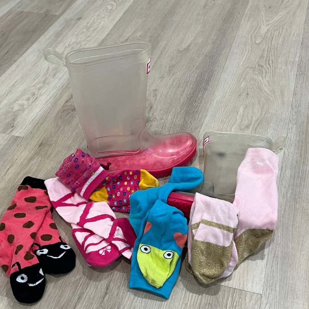 Colorful Kids Socks and Boots Set